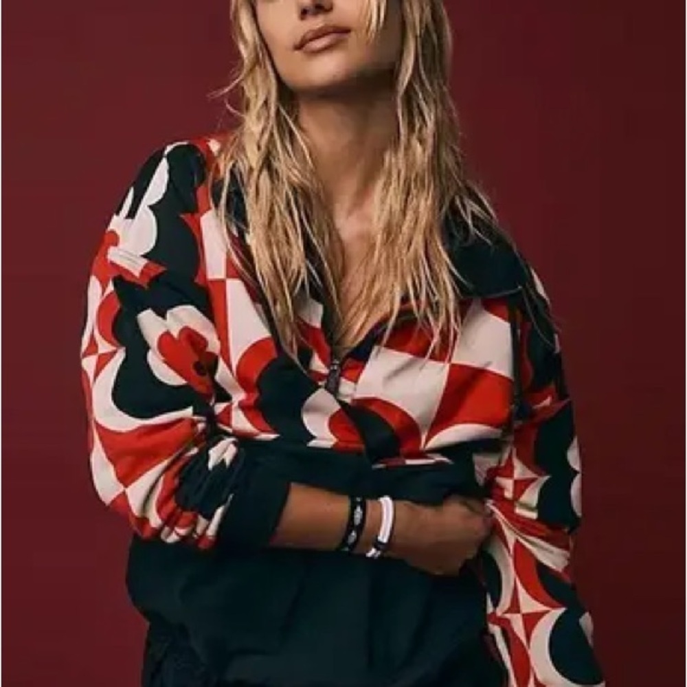 Free People Daybreak Sweat Half-zip Sweatshirt